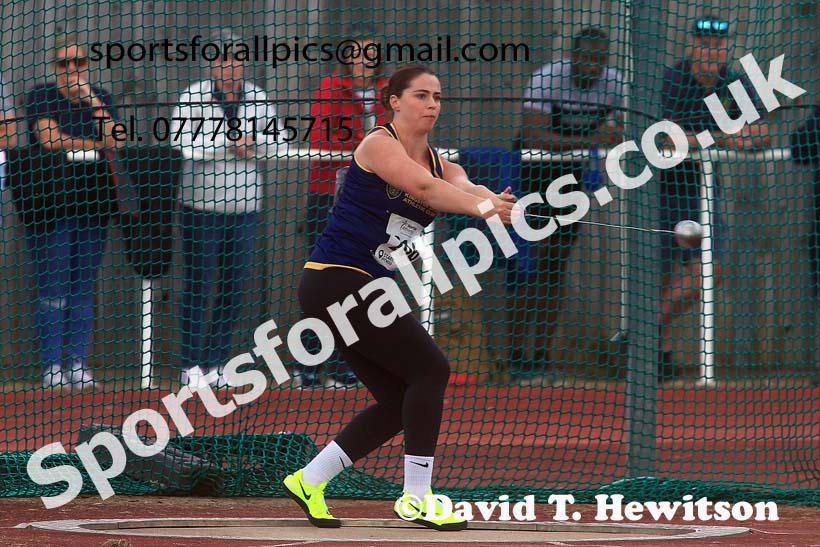 Senior Womens hammer, 2024 Northern Senior and Under-20s Track and Field Champs, Middlesbrough.  Photo: David T. Hewitson/Sports for All Pics